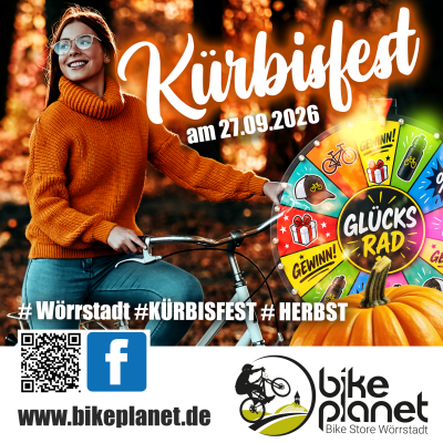 Bike Planet beim Kürbisfest in Wörrstadt am 27.09.2026 - 