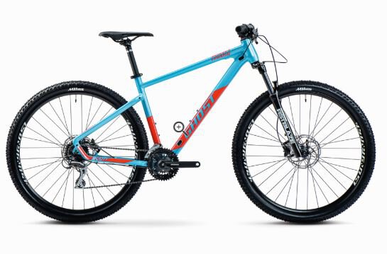 GHOST Kato Essential 27.5 AL, RH: M,  pearl baby blue/dark orange - glossy