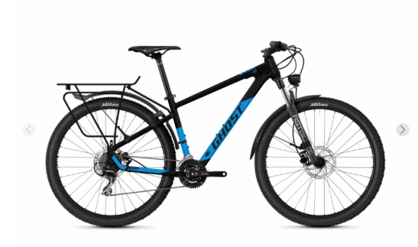 GHOST Kato EQ 27.5 AL U BLK / BLU XS - black/bright blue - matt