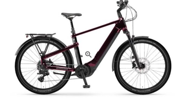 Winora Yakun X10E - High -  RH: 55 - darkred
