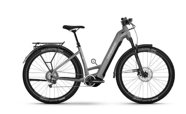 Haibike Trekking 7 low - RH: 45 - 2023 -  urban grey white gloss