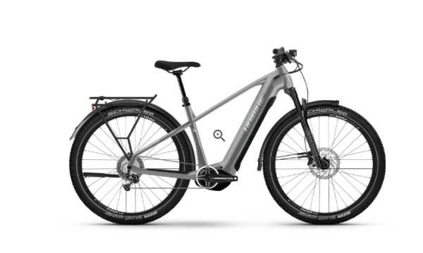 Haibike Trekking 7 low -  RH: 50 - 2023 -  urban grey/white - gloss