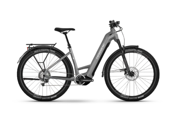 Haibike Trekking 7 Low -  RH: 50 -  urban grey/white - gloss