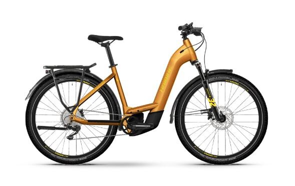 Haibike Trekking 8 Low - RH: 46 - metal lava/yellow - gloss