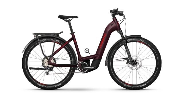 Haibike TREKKING 11 low, RH: 46/S,  tuscan/neon red - gloss