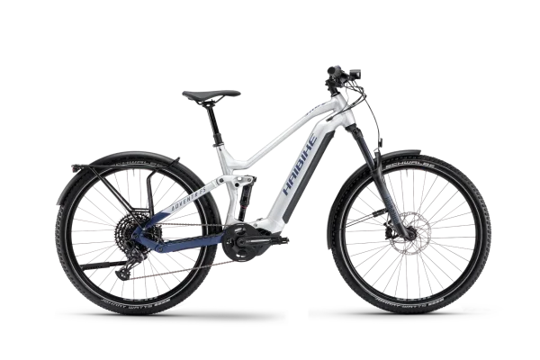 Haibike Adventr FS 9 - RH:  50 - silver/dark blue - matt