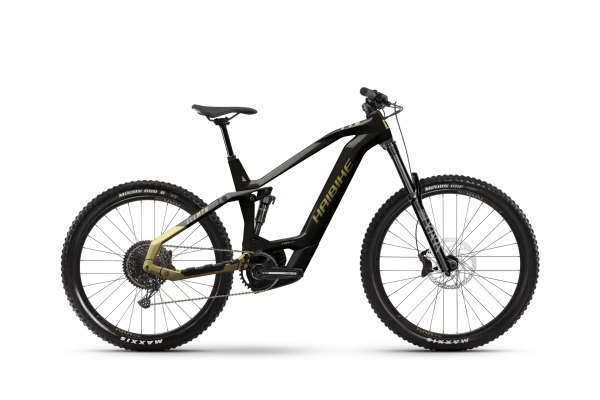 Haibike ALLMTN CF 8 - RH:  41 - black/gold - gloss