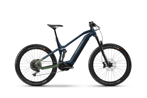 Haibike ALLTRAIL 9 27.5 - RH:  41 - GLOSS_METAL BLUE_OLIVE - Yamaha PW-X3