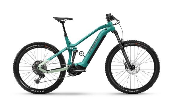 Haibike AllMtn 2 - RH:  41 - aqua green/black gloss
