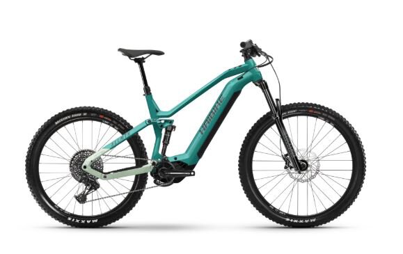 Haibike AllMtn 2 - RH:  47 - gloss-aqua-green-black