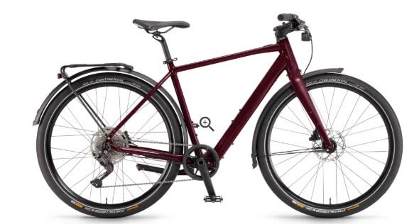 Winora E-Flitzer Herren - RH: 42 - Darkcherry matt