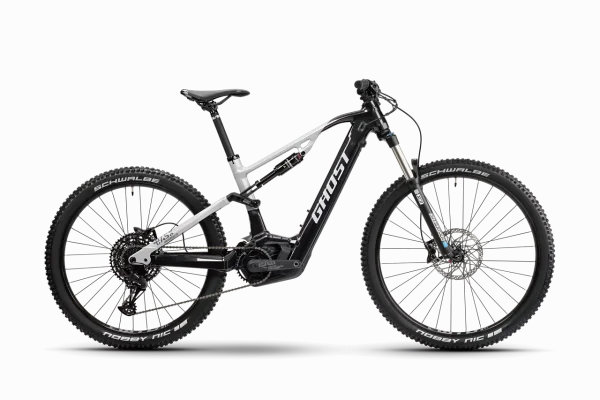 Ghost E-ASX 130 Universal AL - RH: M - met. anthrazit/light grey glossy/matt