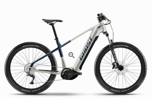 Ghost E-Teru B Universal - RH: XS - pearl warm grey / pearl dark blue glossy