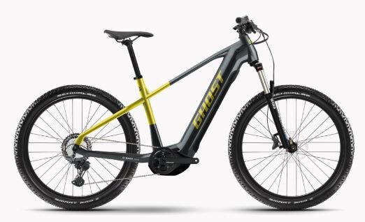 Ghost E-Teru B Advanced - RH: S- met. anthracite/met. gold yellow glossy