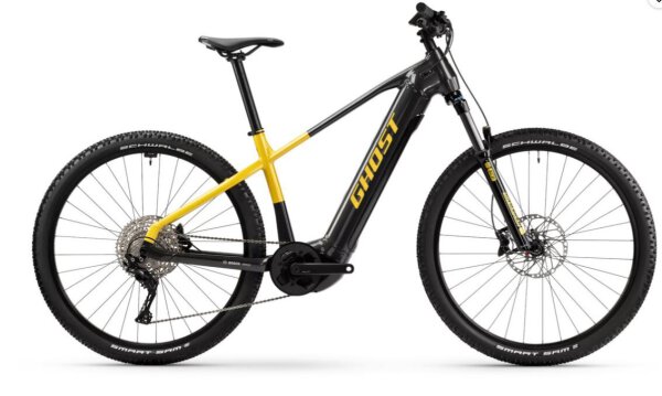 GHOST E-Teru B Advanced, RH: L, met. anthracite/met. gold yellow - glossy