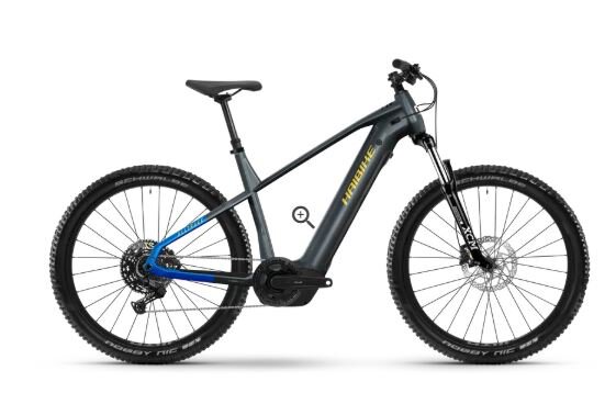 Haibike ALLTRACK 6.5 - RH: 40 - high grey/blue/yellow glänzend - 2025