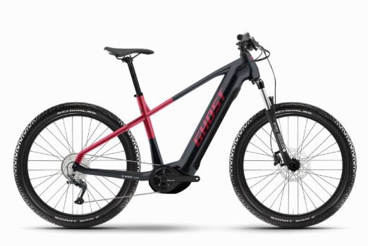 Ghost E-Teru Universal - RH: S - black/metallic rust red glossy