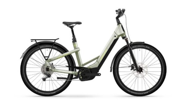 Winora Yakun X10 Low - RH: 47 - ivory green gloss