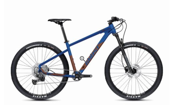 Ghost Kato Pro 27.5 - RH: M - metallic satin blue/metallic dark brown glossy