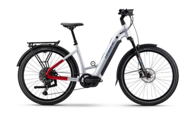 HaibikeTrekking 7 - Low - RH:45 - soft grey/red/blue glänzend