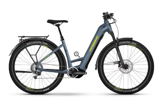 Haibike Trekking 7.5 Low - RH: 45/M - blue slate/yellow glänzend