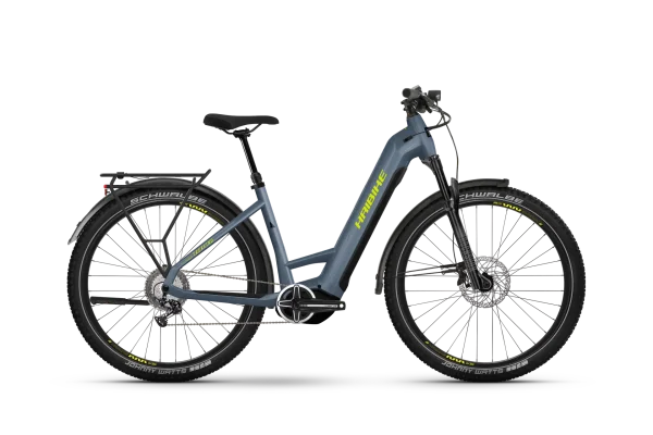 Haibike Trekking 7.5 Low - RH: 45/M - blue slate/yellow glänzend