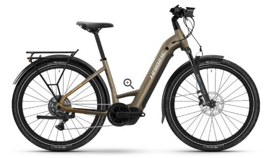 Haibike TREKKING 6.5 Low, RH: S/38, toffee/sand/silver glänzend
