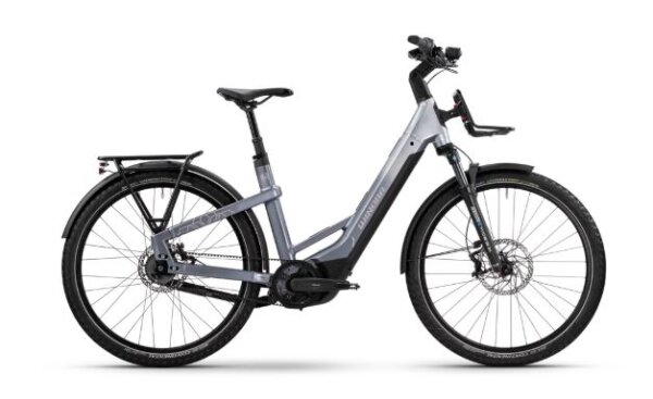 Winora Yakun R5 Pro Low, RH: XL, downtown/haze grey - gloss