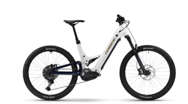 Haibike Alltrail 8 Low - RH: 40 - white/blue/gold glänzend