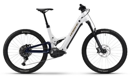 Haibike ALLTRAIL 8 Low - RH:45 - white/blue/gold glänzend