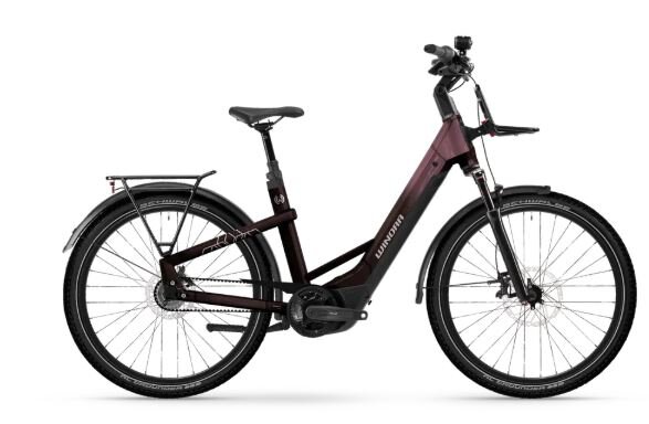 Winora Yakun R5 Low - RH: M/47 -  red/violet red gloss