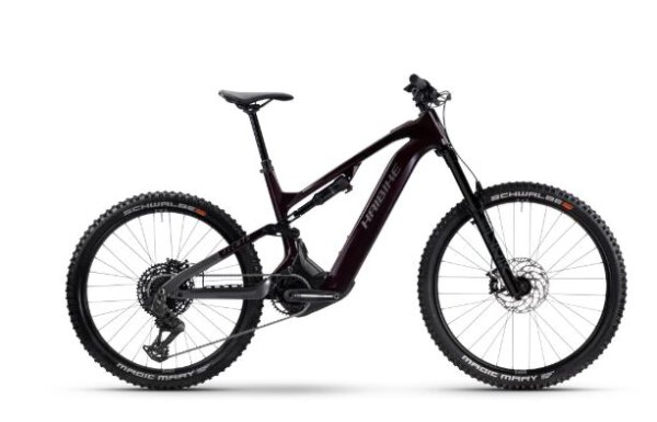Haibike AllMtn CF 9, RH: XL/49, High black/platinum glänzend