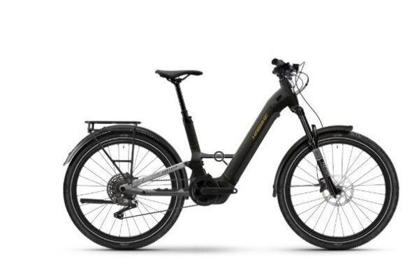 Haibike ADVENTR 6 - Low, RH: 48/L, sparkling black/platinum chrome glänzend