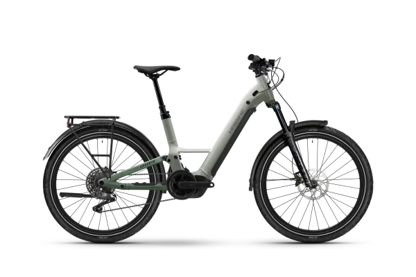 Haibike ADVENTR 4 - Low, RH: 43/S, grey/bamboo green matt/glänzend