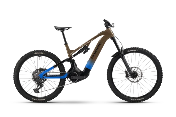 Haibike Hybe CF 9 High - RH: XL - bronze/azure/black glänzend