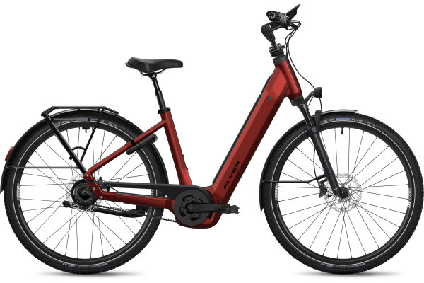 Flyer G2 Gotour 7.43 Wave - RH: M - jaspis red gloss