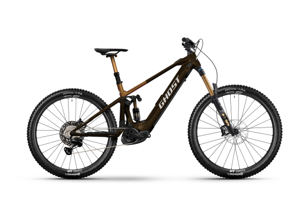 Ghost E-Riot CF LTD - RH: L - visible carbon/dirt brown - glossy