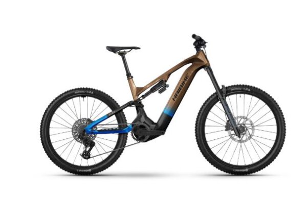 Haibike HYBE CF 9 High - RH: 46 - bronze/azure/black glänzend