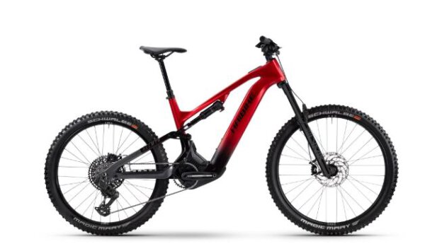 Haibike Allmtn CF 9 High - RH: XL/49 - red/black/platinum glänzend