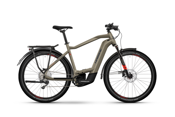 Haibike Trekking 8 High - RH: 62/XL - sand/red/blue glänzend