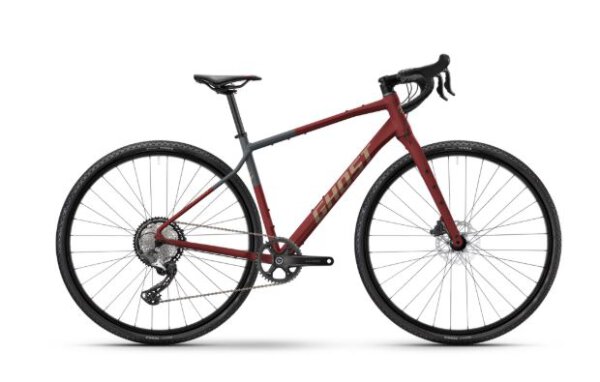 Ghost Asket - C2 - RH: XS - deep crimson/gunmetal gray matt