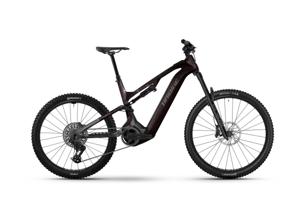 Haibike Allmtn CF 9 High - RH: 49/XL - black/platinum glänzend