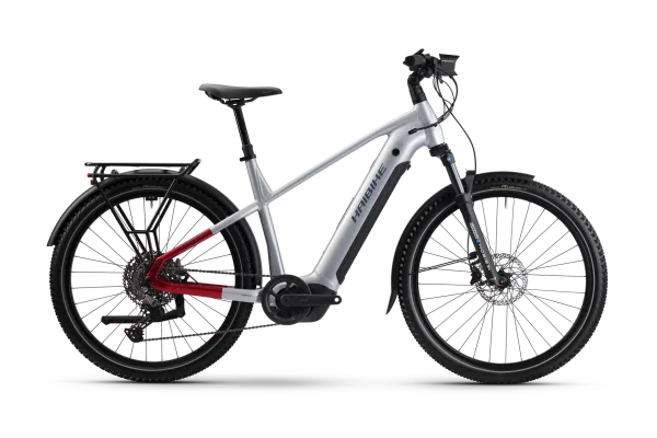Haibike Trekking 7 High - RH: 60/XXL - soft grey/red/blue glänzend